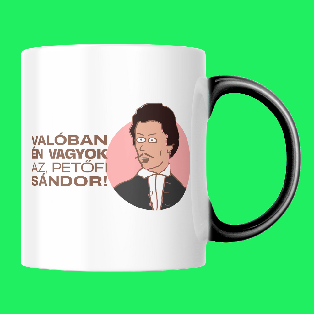 Petőfi bemutatkozó bögréje