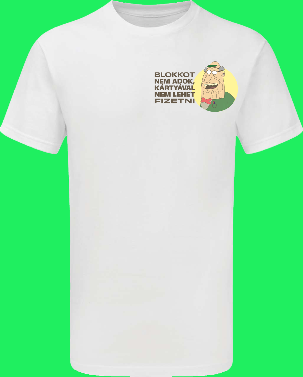 Ervin blokkos rövid ujjú pólója