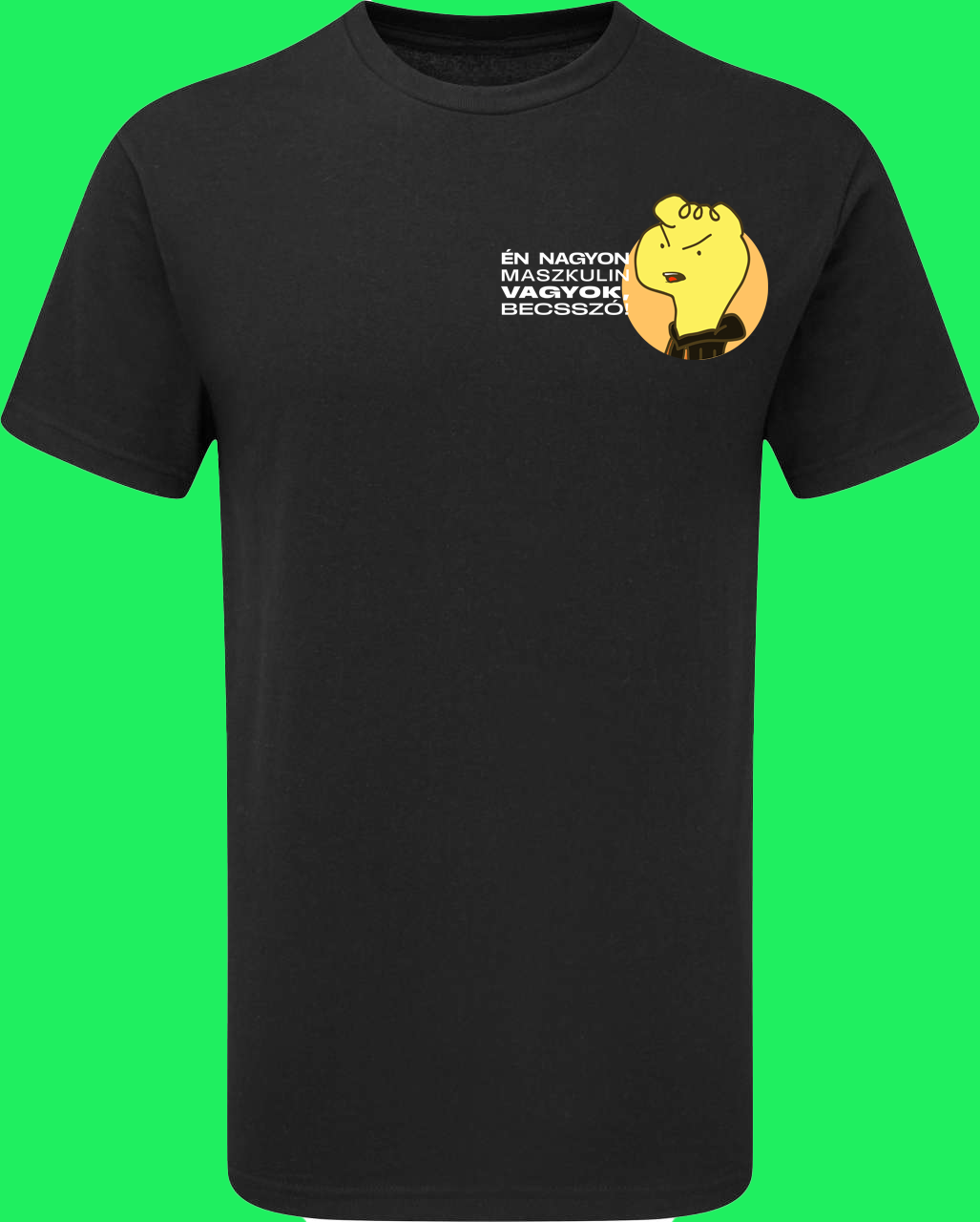 Gyula maszkulin rövid ujjú pólója