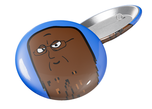Meztelen csoki bugyuta kitűző