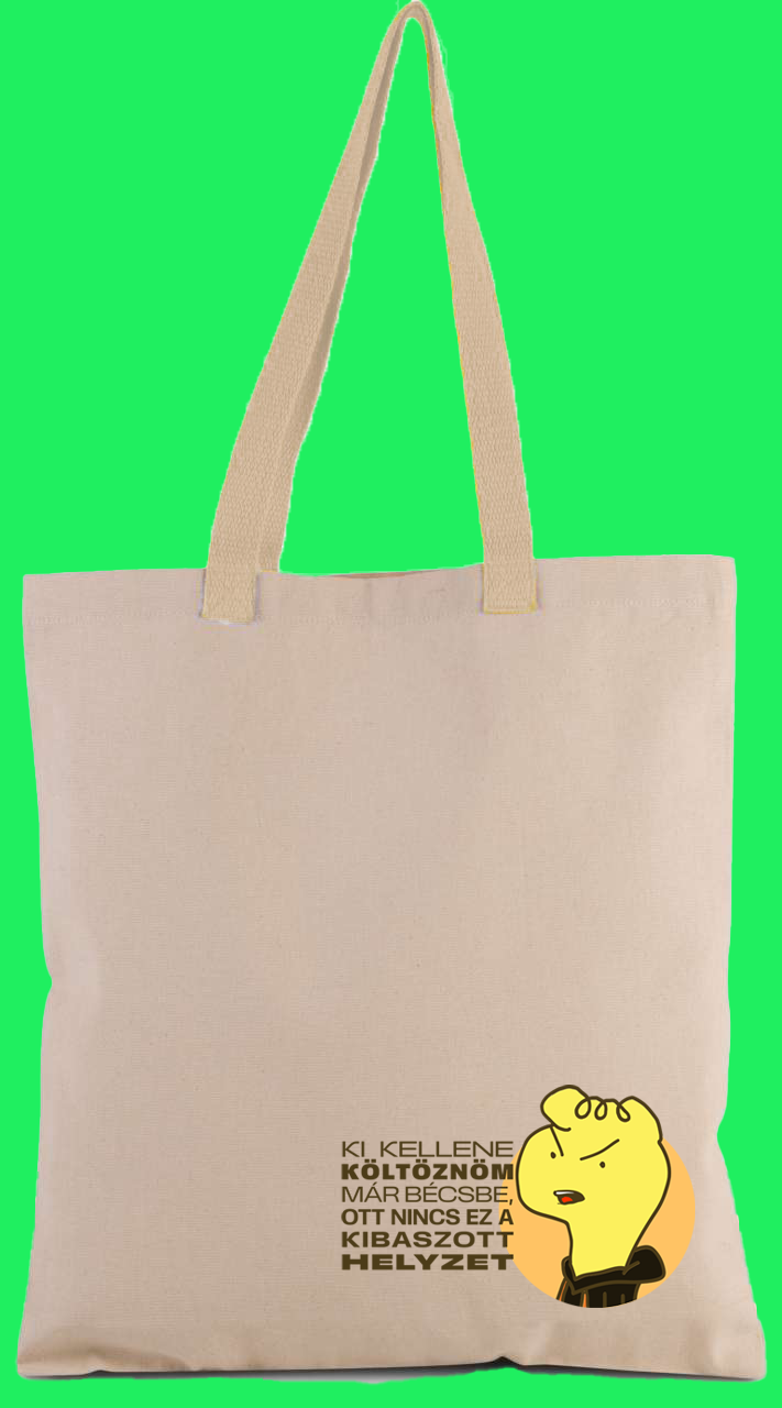 Gyula bécsi vászontáskája