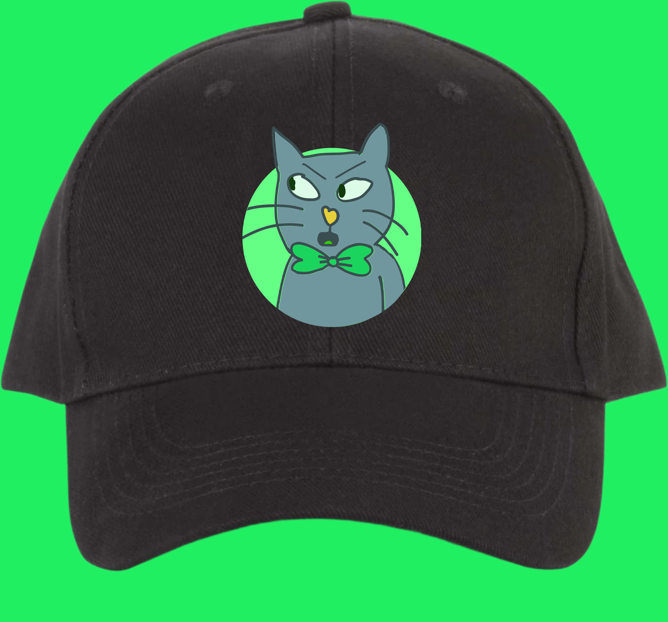 Nyakkendős Macska baseball sapka