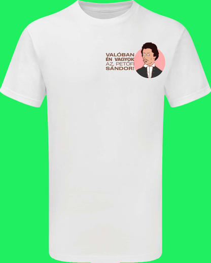 Petőfi bemutatkozós rövid ujjú pólója