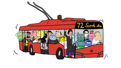 72-es troli bögre