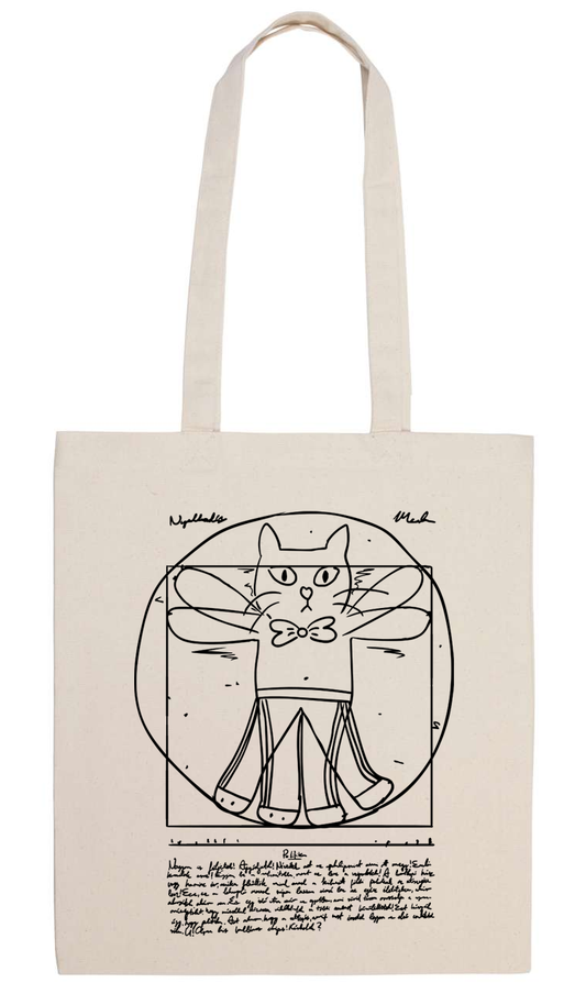 Vitruvius-i macska vászontáska